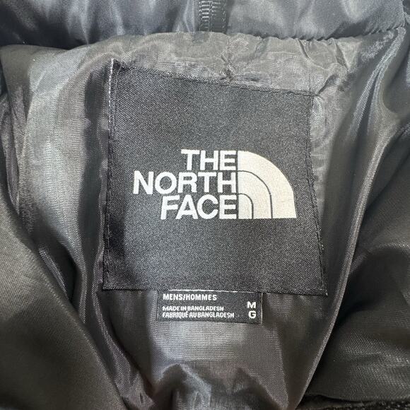 Supreme x The North Face 700 Down Nuptse Jacket Men’s M Cream Black Puffer - Picture 6 of 16